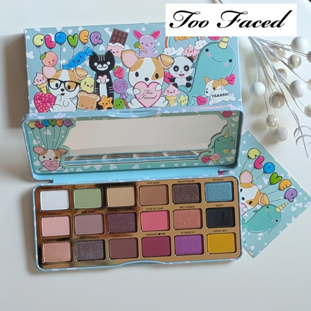 NEW Limited Edition Too Faced Clover Eyeshadow Palette -High Pigment  NIB